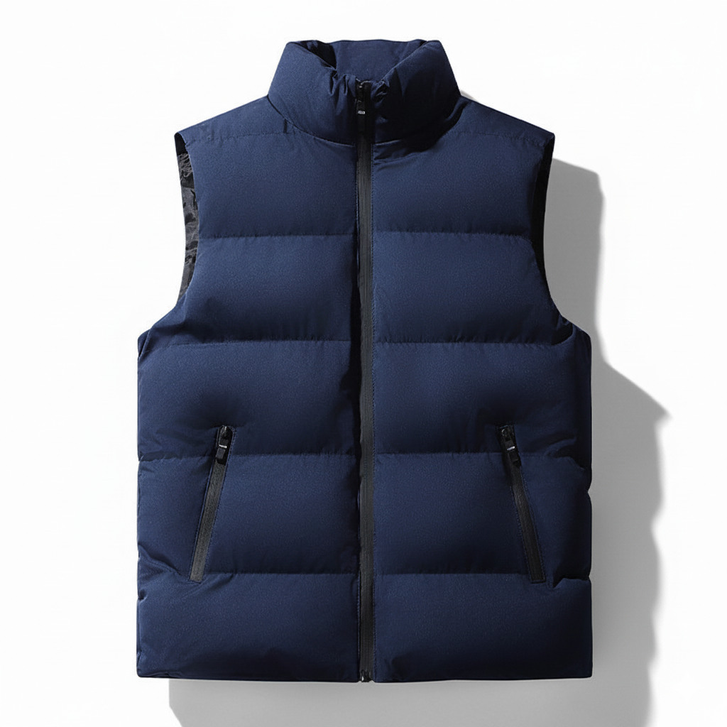 Waterproof Padded Mens Vest Jacket