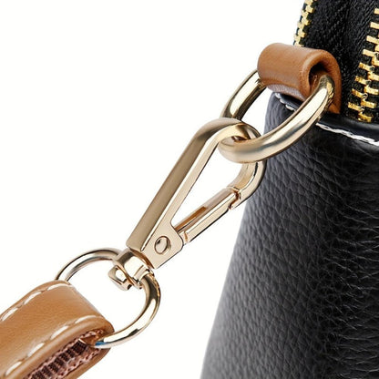 Stylish Faux Leather Small Shoulder Bag