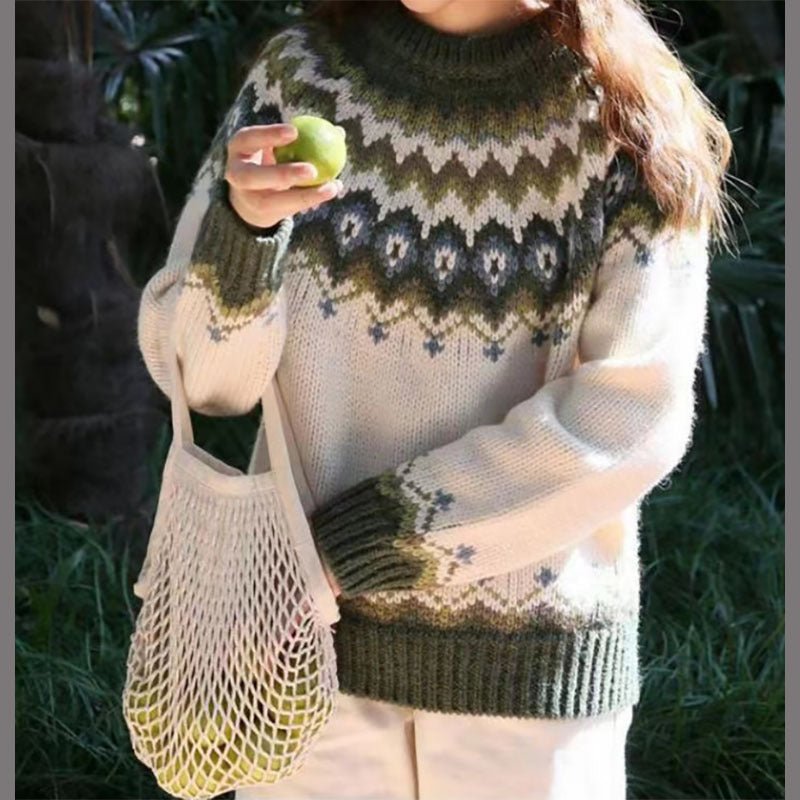 Cozy Nordic Style Thick Knit Women's Sweater - Nocini