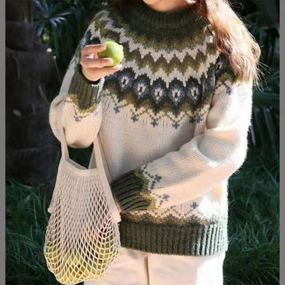 Cozy Nordic Style Thick Knit Women's Sweater - Nocini