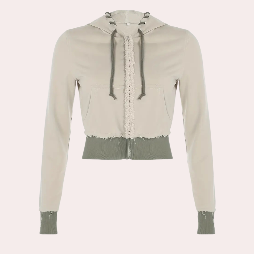Stylish Women's Hooded Coat - Elise - Pexav