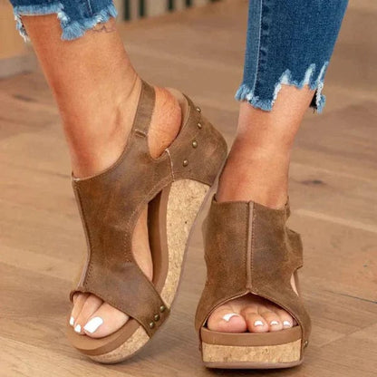 Stylish Comfortable Women's Wedge Sandals - Pexav