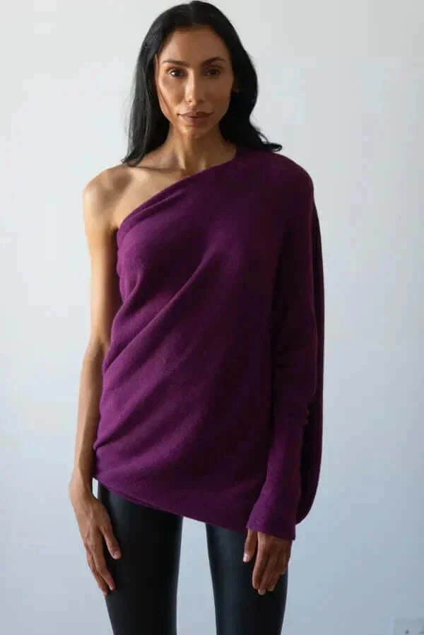 Women's Oversized Off Centre Sweater