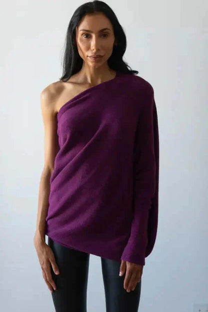 Women's Oversized Off Centre Sweater