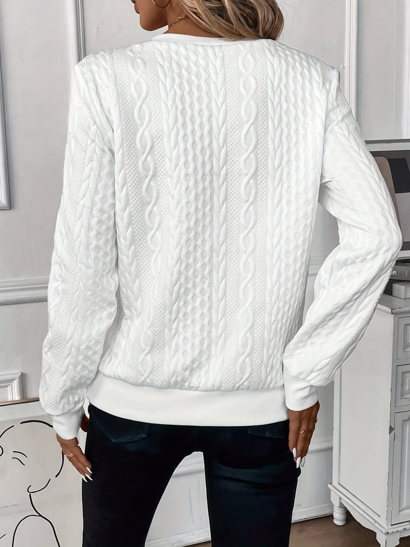 Chic Zip Front Knitted Sweater
