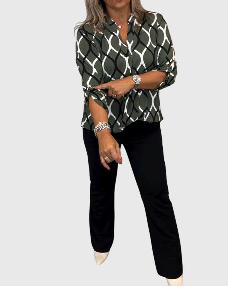 Elegant Casual Women's Blouse