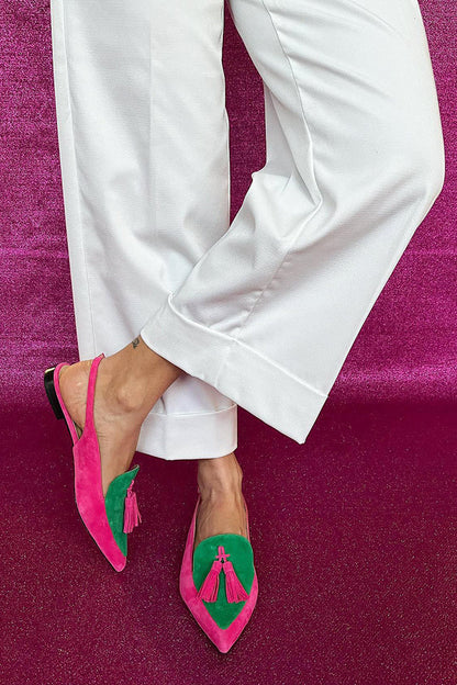 Fashionable Fringe Ballet Shoes with Cute Ankle Strap - Olytrend