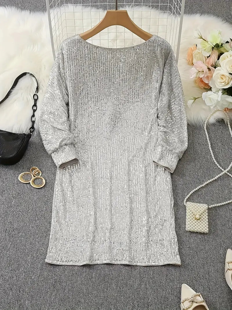 Glittery Night Out Party Dress