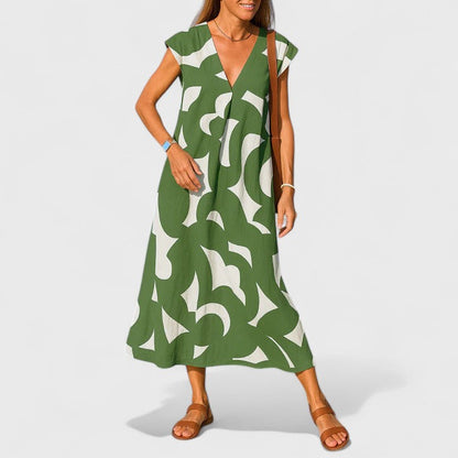 Elegant V-Neck Dress for Any Occasion