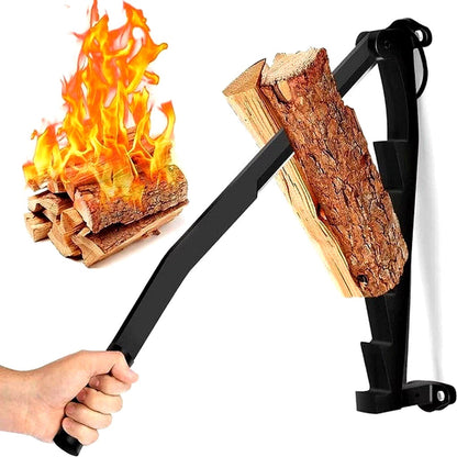 Easy Use Log Splitter with Wall Bracket - Olytrend