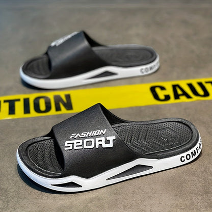 Grip Sole Men's Comfortable Sports Slippers