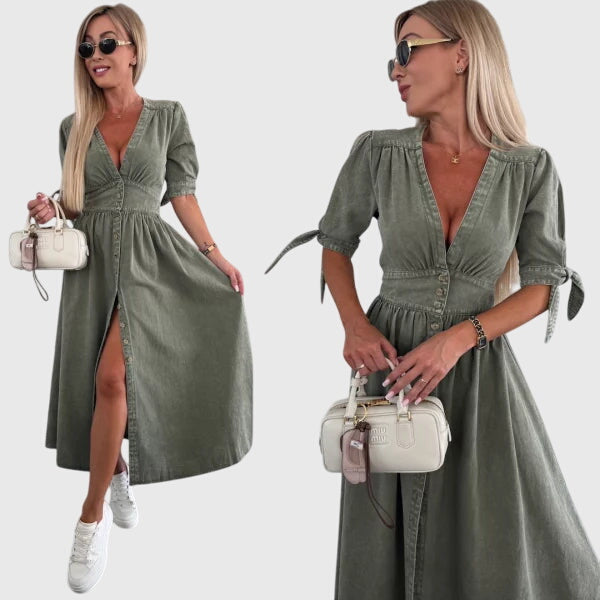 Classic Blue Jean Dress for Women