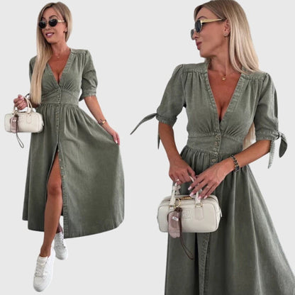 Classic Blue Jean Dress for Women