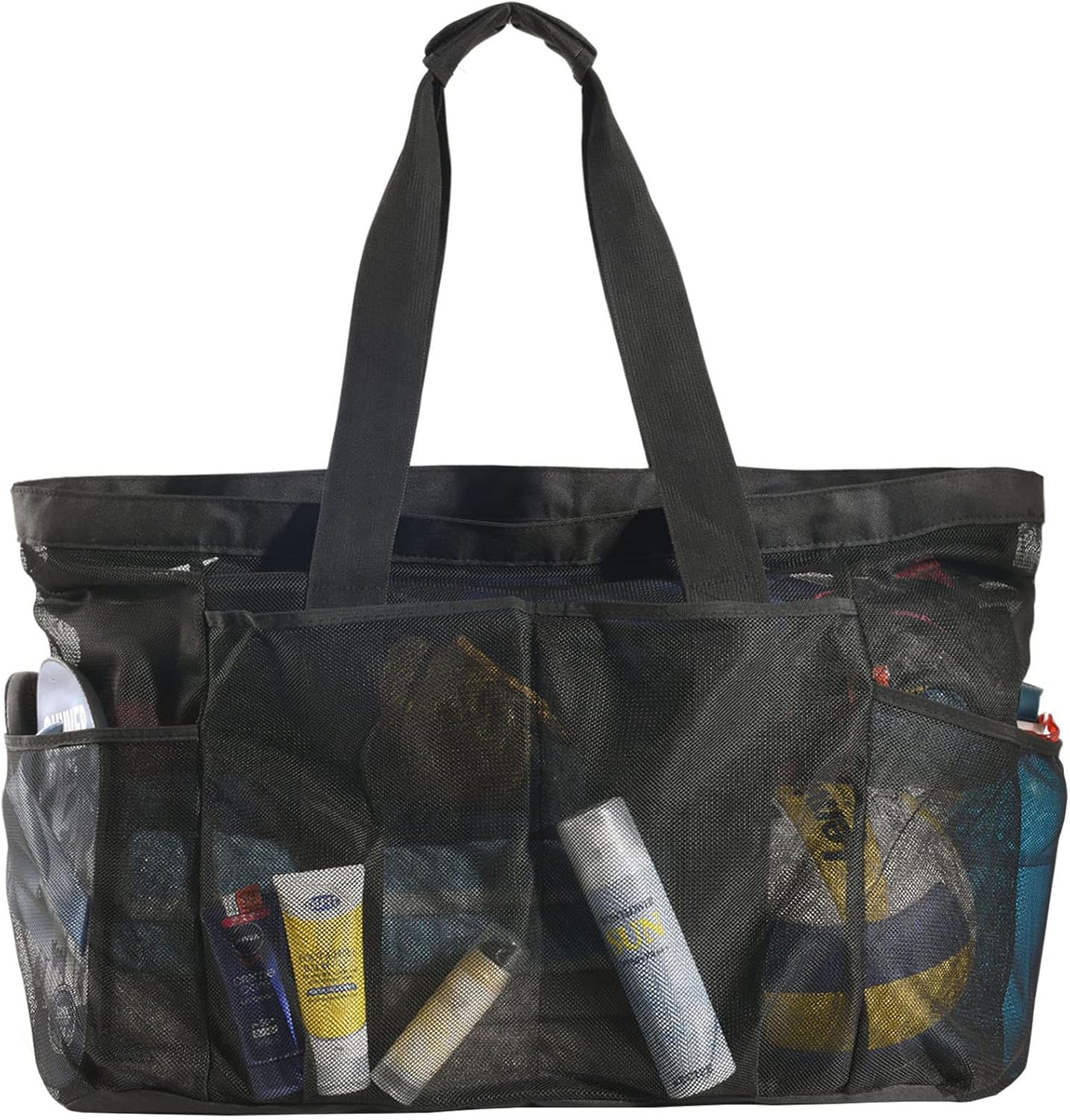 Large Waterproof Beach Bag with Zipper - Pexav