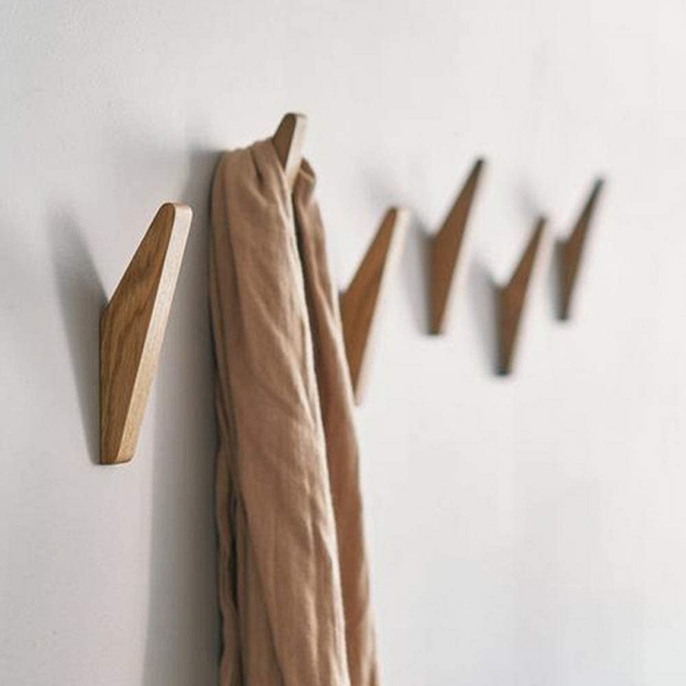 Simple Wooden Wall Mount Hook with Modern Style - Nocini