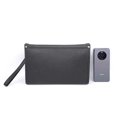 Men's Real Leather Executive Bag with Secure Lock