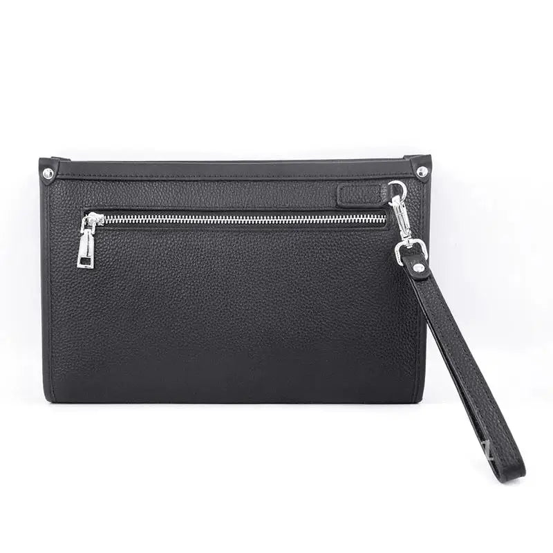 Men's Real Leather Executive Bag with Secure Lock