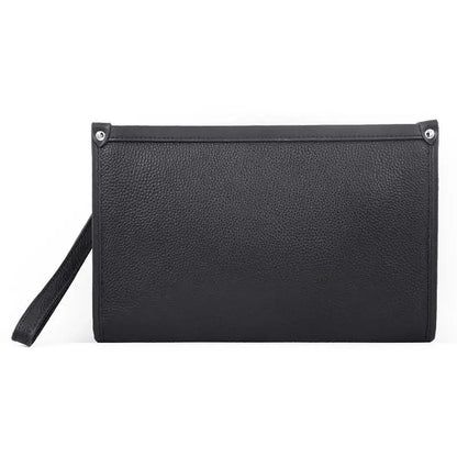 Men's Real Leather Executive Bag with Secure Lock - Pexav