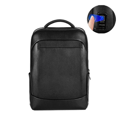 Secure Men's Commuter Backpack with Large Storage