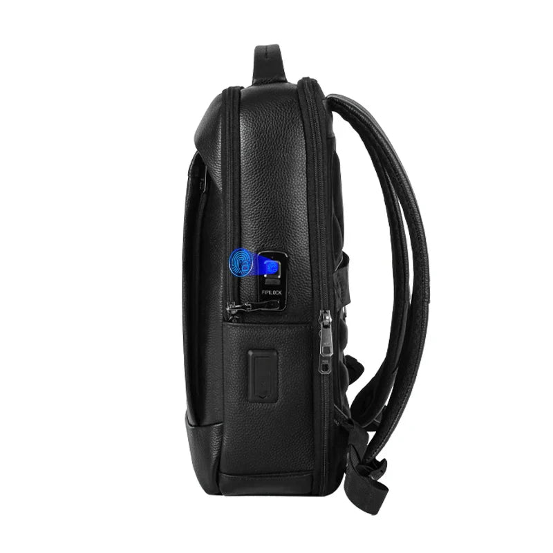 Secure Men's Commuter Backpack with Large Storage