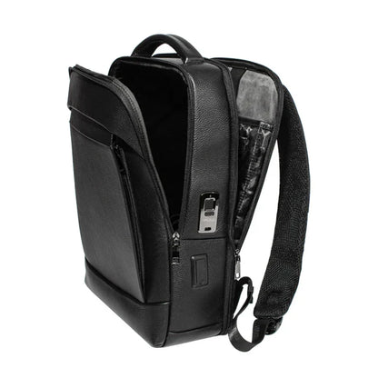 Secure Men's Commuter Backpack with Large Storage