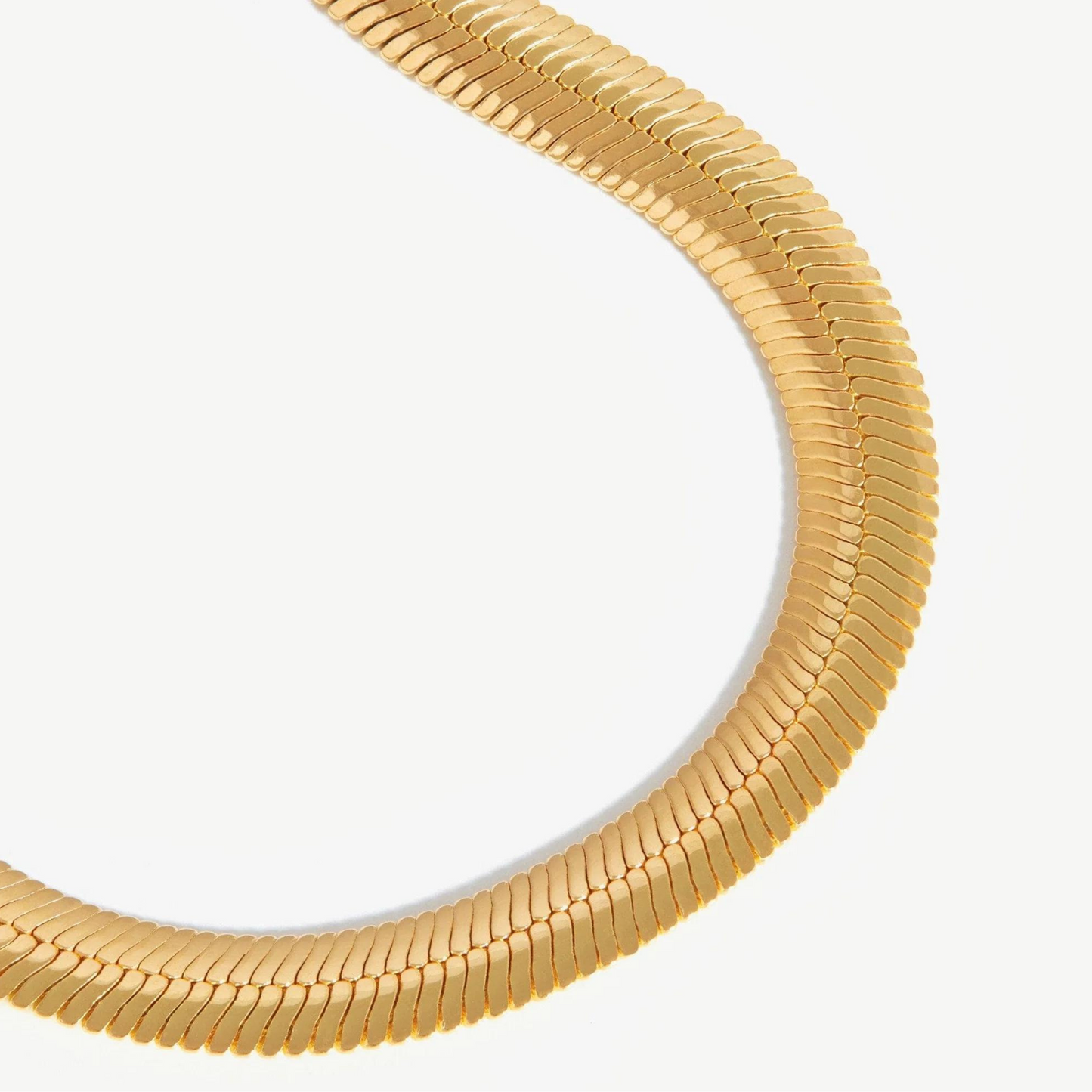 Delicate Silver Gold Plated Chain Necklace