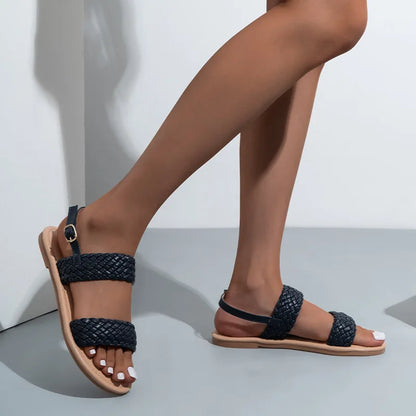 Comfortable Beach Flip Flops with Grip Sole - Pexav