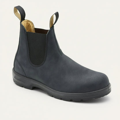 Classic Brown Leather Ankle Boots for Men