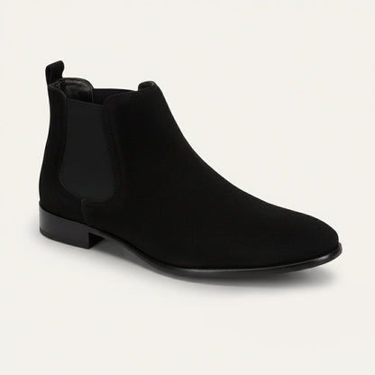 Luxury Suede Chelsea Boots - Classic Slip On Shoes