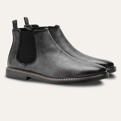 Traditional Men's Genuine Leather Chelsea Boots