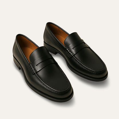 Classic Leather Slip On Loafers for Men - Nocini