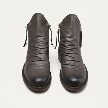 Stylish Men's Genuine Leather Chelsea Boots