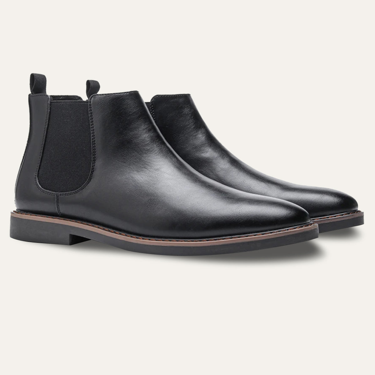 Traditional Men's Genuine Leather Chelsea Boots
