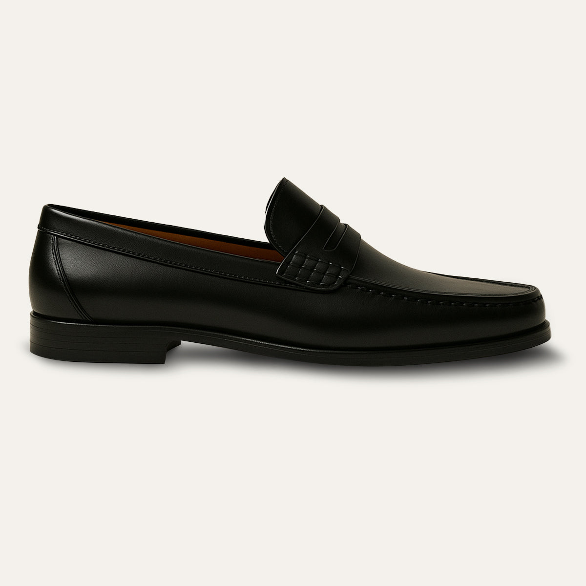 Classic Leather Slip On Loafers for Men