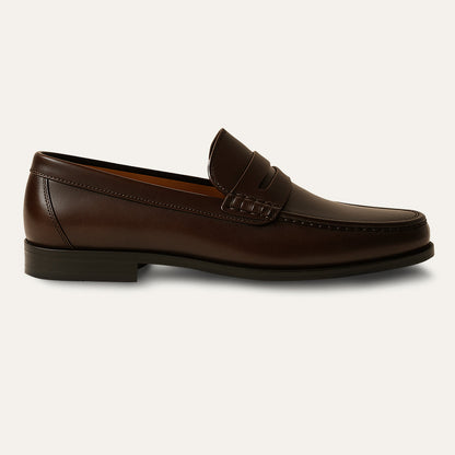 Classic Leather Slip On Loafers for Men