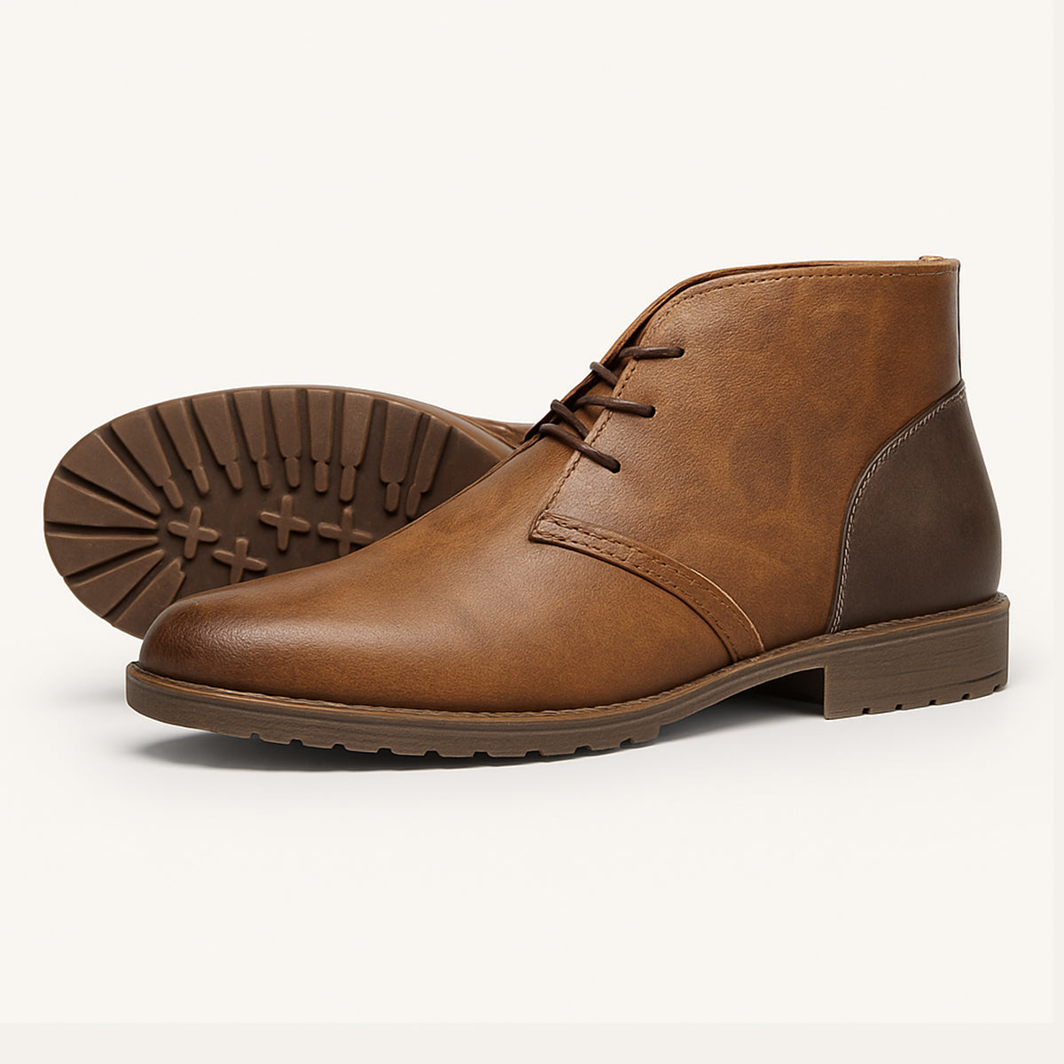 Classic Men's Distressed Leather Smart Boots - Nocini