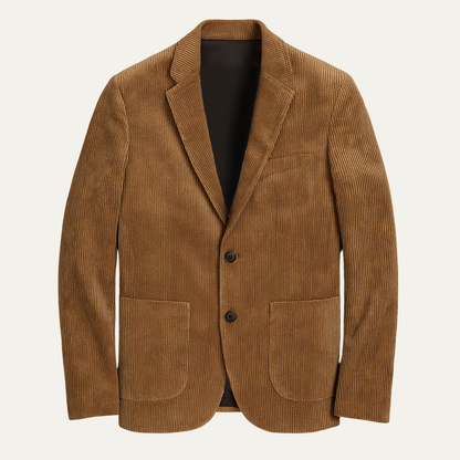Classic Mens Slim Fit Corduroy Blazer Jacket - Nocini