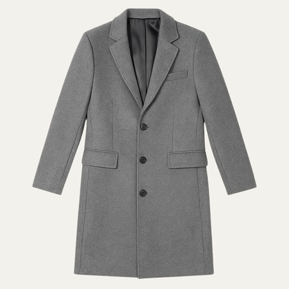 Classic Men's Wool Mix Winter Coat - Nocini