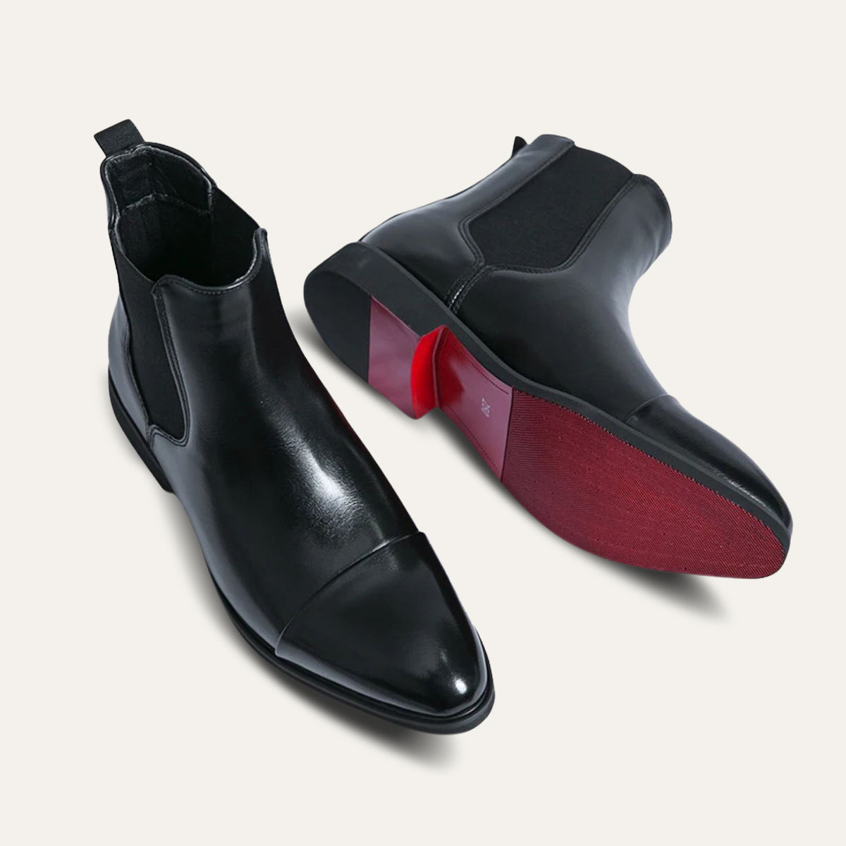 Classic Leather Mens Chelsea Ankle Boots - Nocini