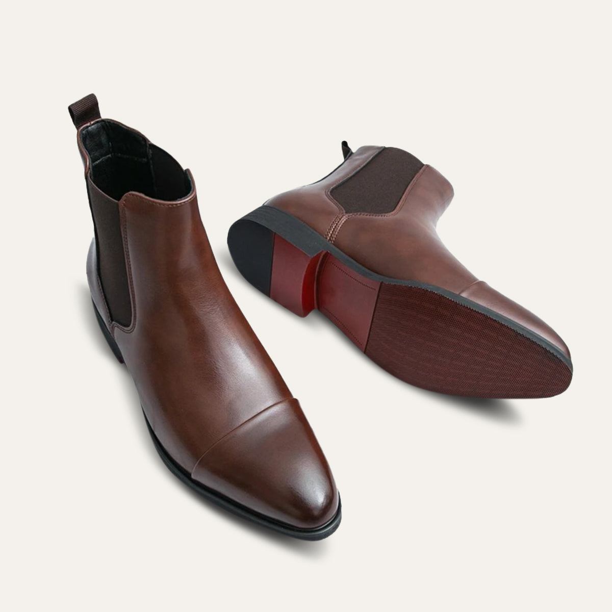 Classic Leather Mens Chelsea Ankle Boots