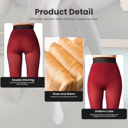 Fleece-lined Tights - Nova-Black-XS-Nora Luxe