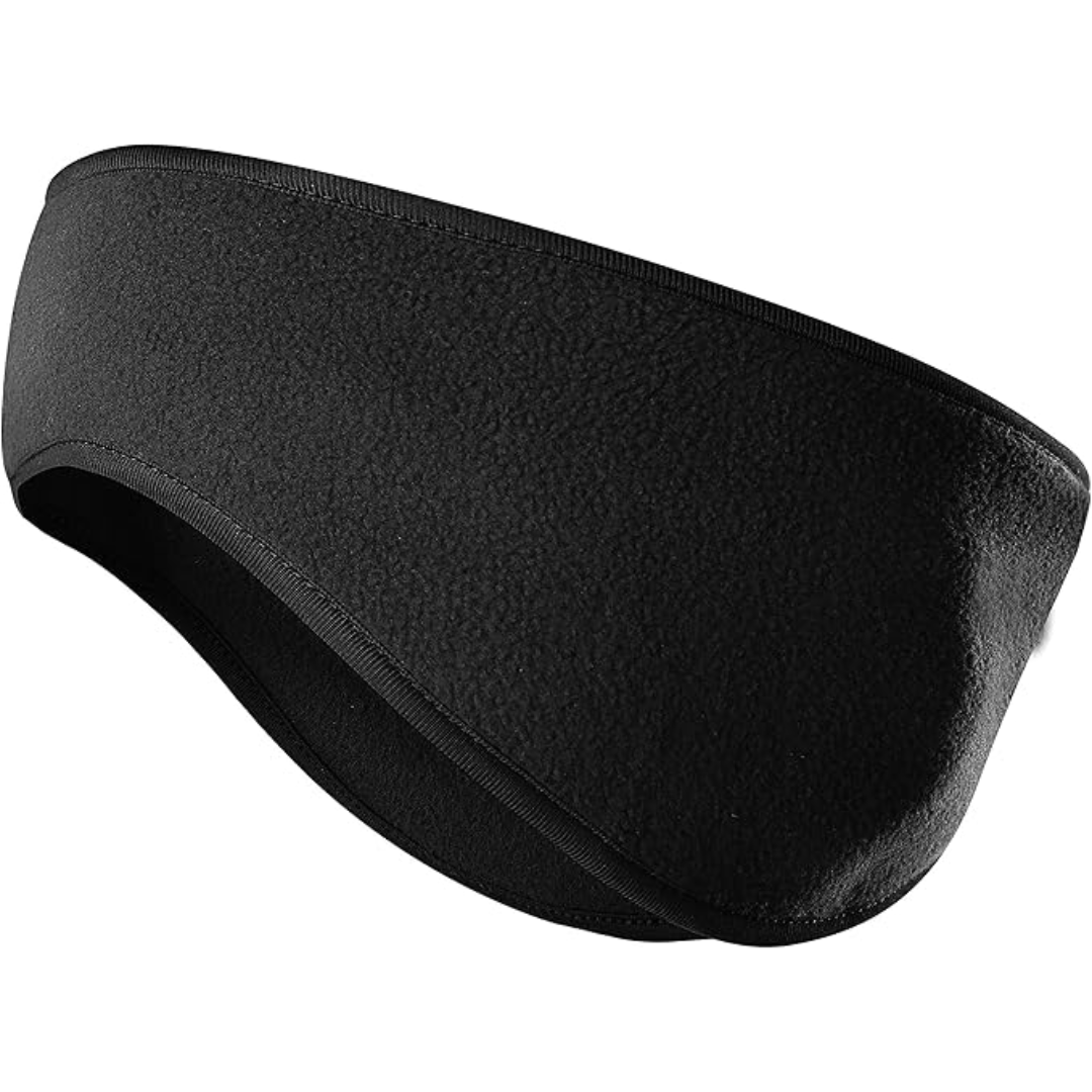Fleece Winter Ear Warmers - Marco-Black-Nora Luxe