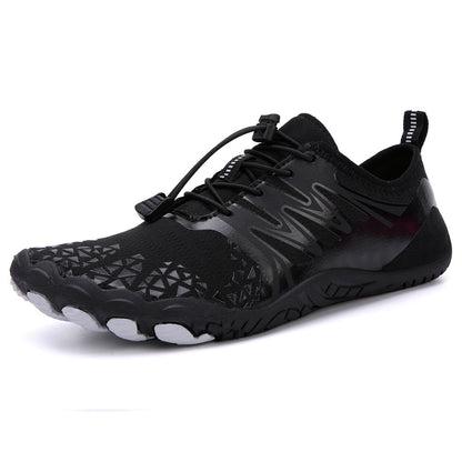 FlexBare 3.0 | Comfortable Barefoot Shoes for Everyone-Black and grey-5-Nora Luxe