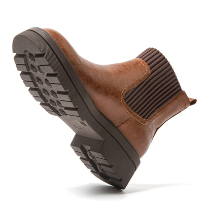 Comfortable Low Heel Women Boots - Pexav