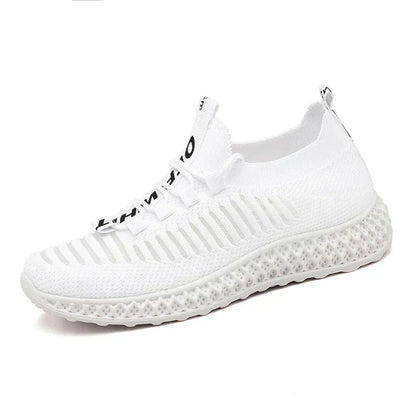 FlexStride 4D | Everyday Sports Shoe for Women with Cushioned Sole-White-5-Nora Luxe