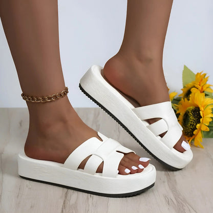 Sparkly Beach Flip Flop Sandals
