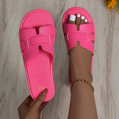 Sparkly Beach Flip Flop Sandals