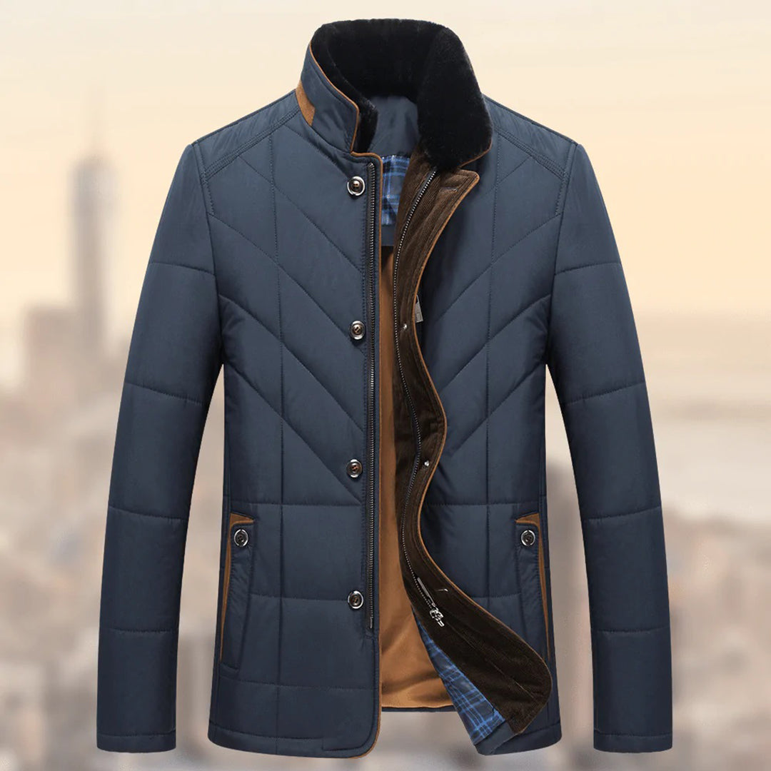 Cozy Thermal Men's Winter Coat - Pexav