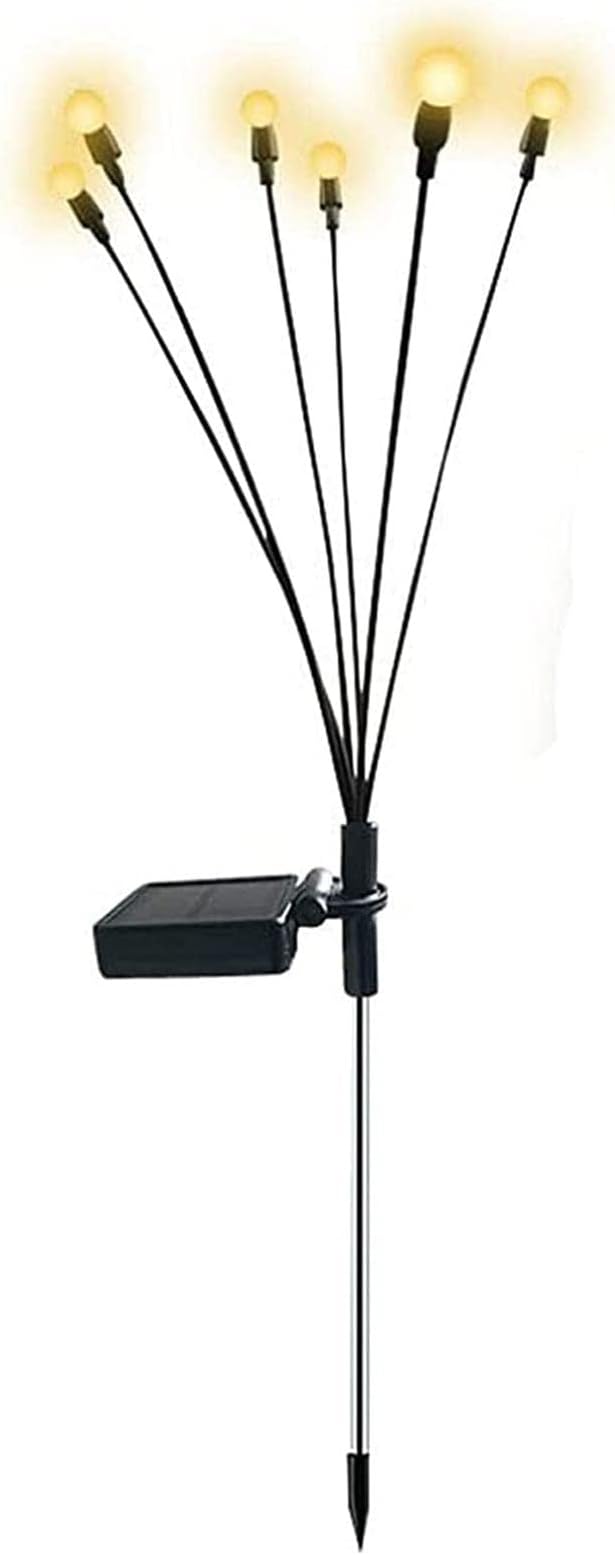 Colorful Outdoor Solar String Lights with Firefly Glow - Pexav