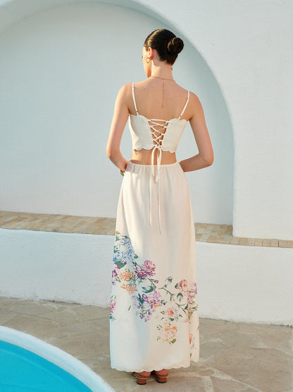 Pretty Ruffled Off Shoulder Summer Dress